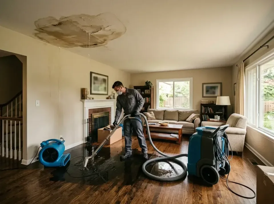 attic-pipe-burst-ceiling-drip-008 — frequently asked questions, Water Damage Restoration & Carpet Care in Princeton Meadows,…